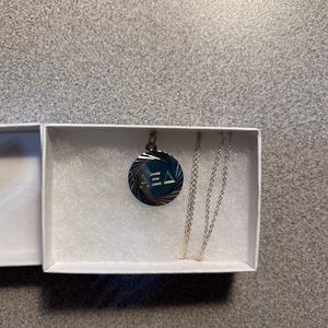 Alpha Xi Delta Silver Necklace